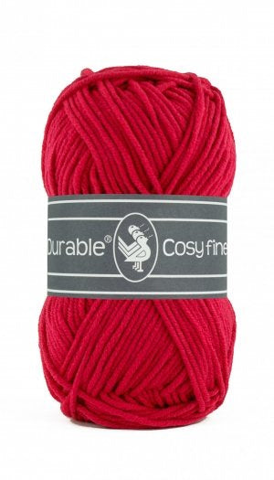 Durable Cosy Fine - Deep Red 317
