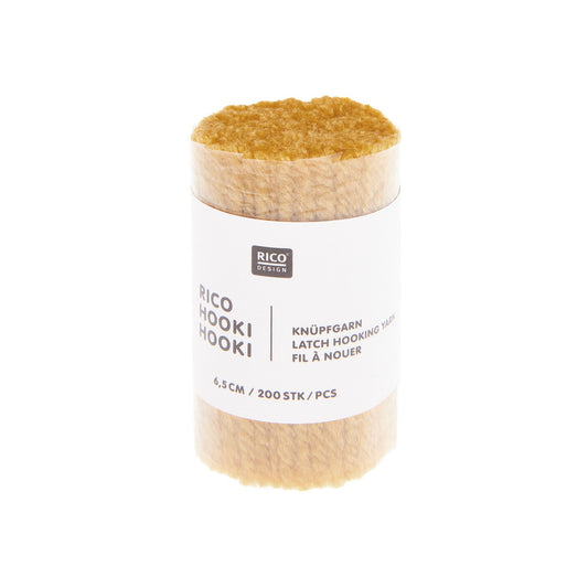 Knoopgaren Hooki Hooki 6,5cm - Okergeel