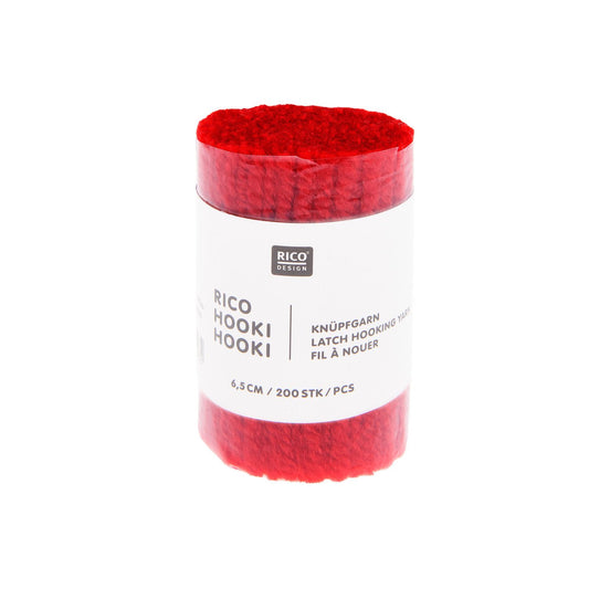 Knoopgaren Hooki Hooki 6,5cm - Rood
