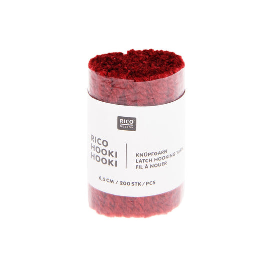 Knoopgaren Hooki Hooki 6,5cm - Donker Rood