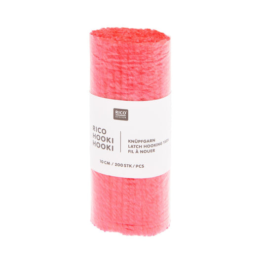 Knoopgaren Hooki Hooki 10cm - Neon Roze