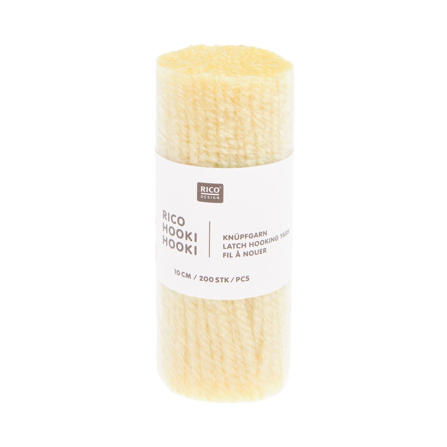 Knoopgaren Hooki Hooki 10cm - Licht Geel