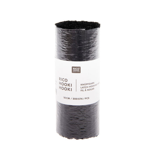 Knoopgaren Hooki Hooki 10cm - Zwart