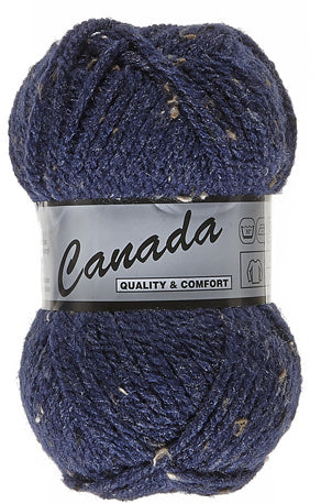 Lammy Yarns Canada - Tweed Donker Blauw 460