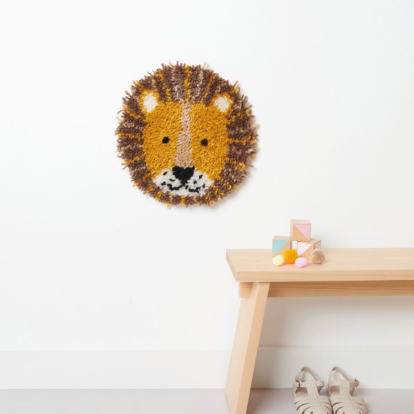Knoop Pakket Hooki Hooki Muurhanger Leeuw
