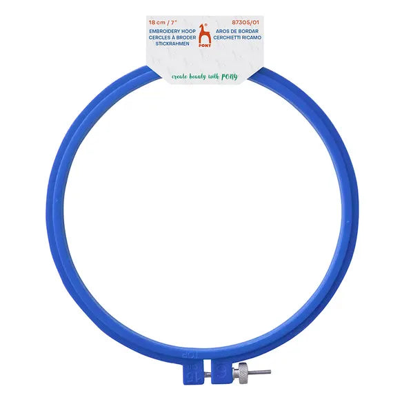 Borduurring kunststof rond - Pony