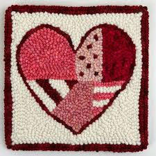 Punch Needle Kit - Heart Kit Red (Oxford Company)