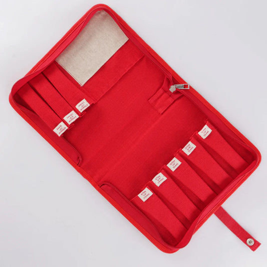 Oxford Punch Needle Case Red of Teal