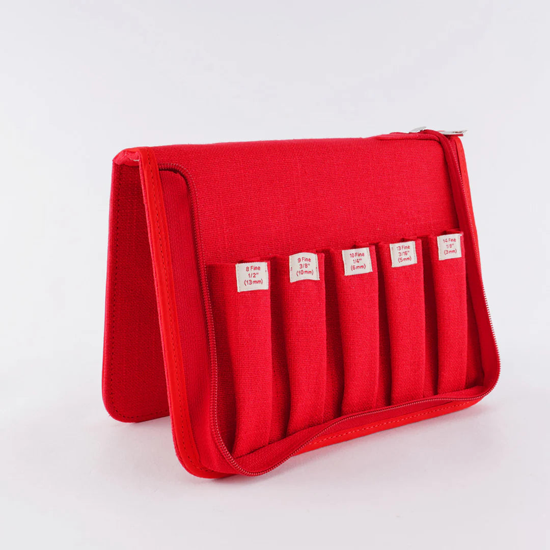 Oxford Punch Needle Case Red of Teal