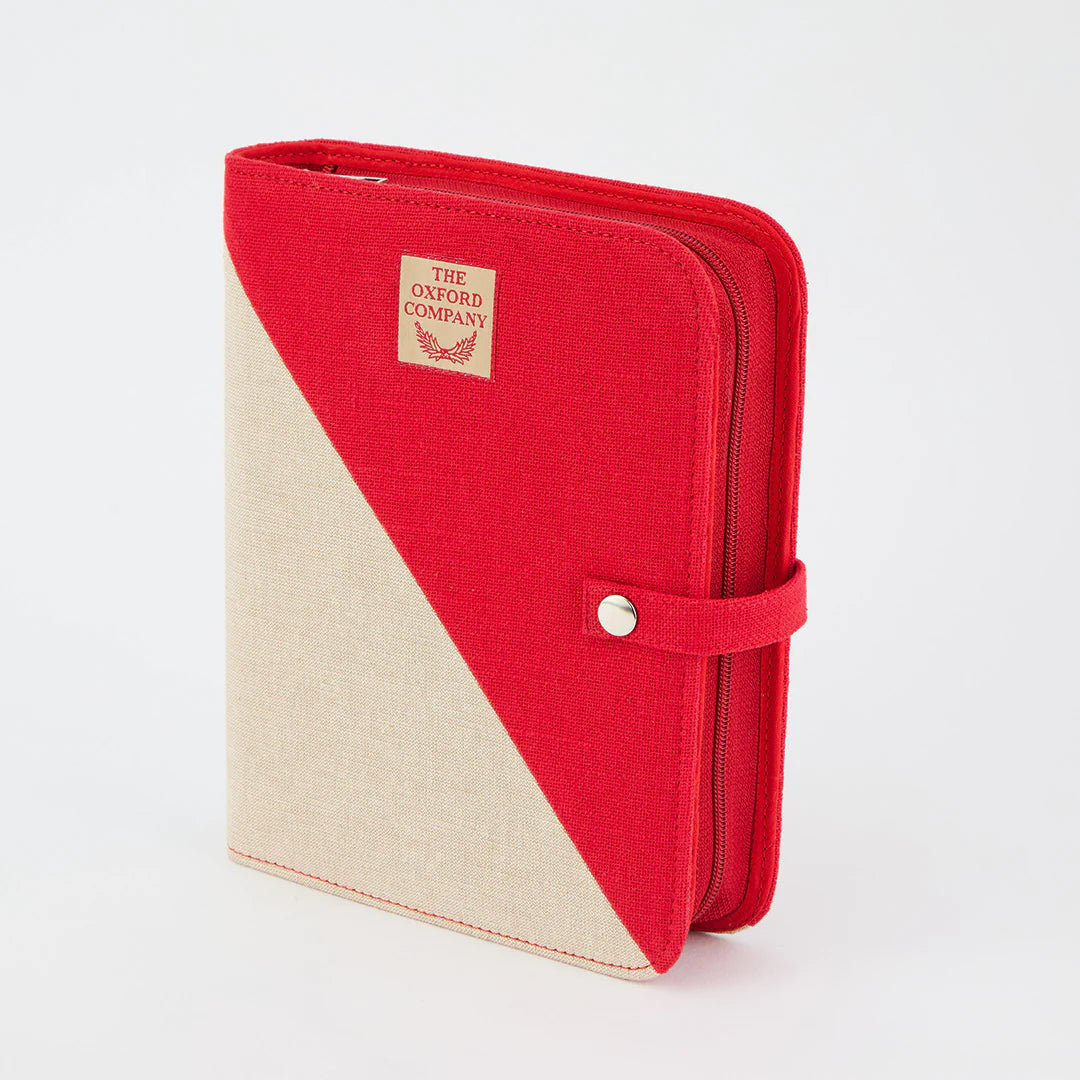 Oxford Punch Needle Case Red of Teal