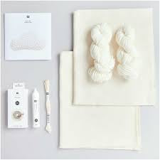Rico Design Punch Needle Kit -  Cloud Pillow