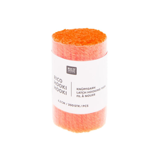 Knoopgaren Hooki Hooki 6,5cm - Neon Oranje