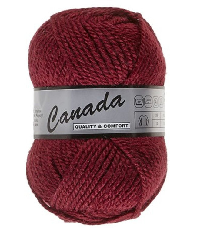 Lammy Yarns Canada - Donker Rood 018