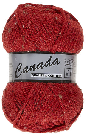 Lammy Yarns Canada - Tweed Rood 435