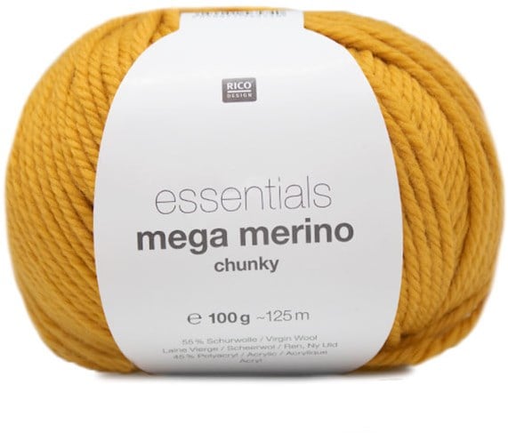 Essentials Mega Wool Chunky - Mustard 006