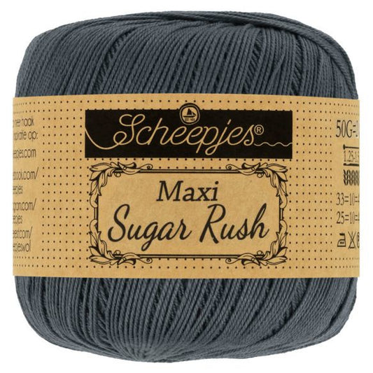 Scheepjes Sugar Rush - Charcoal 393, 25 gram