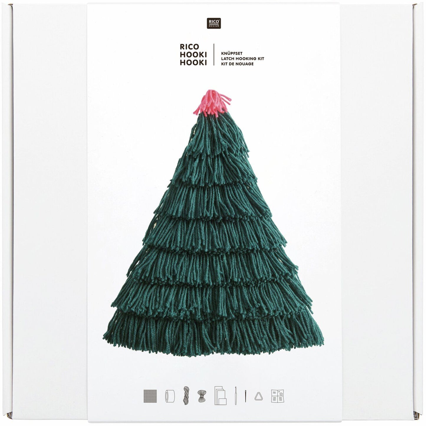 Knoop Pakket Hooki Hooki Wandkleed Kerstboom