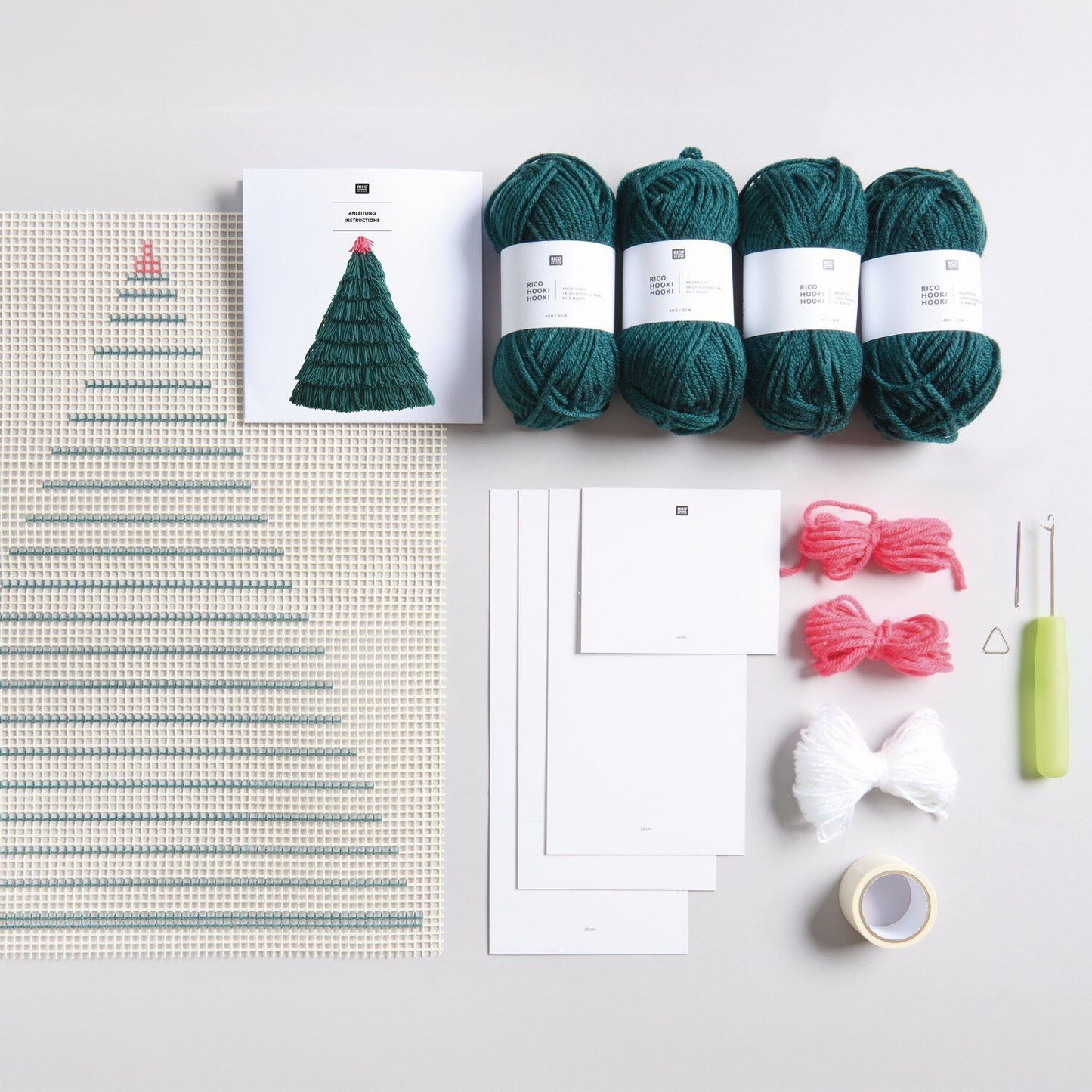 Knoop Pakket Hooki Hooki Wandkleed Kerstboom