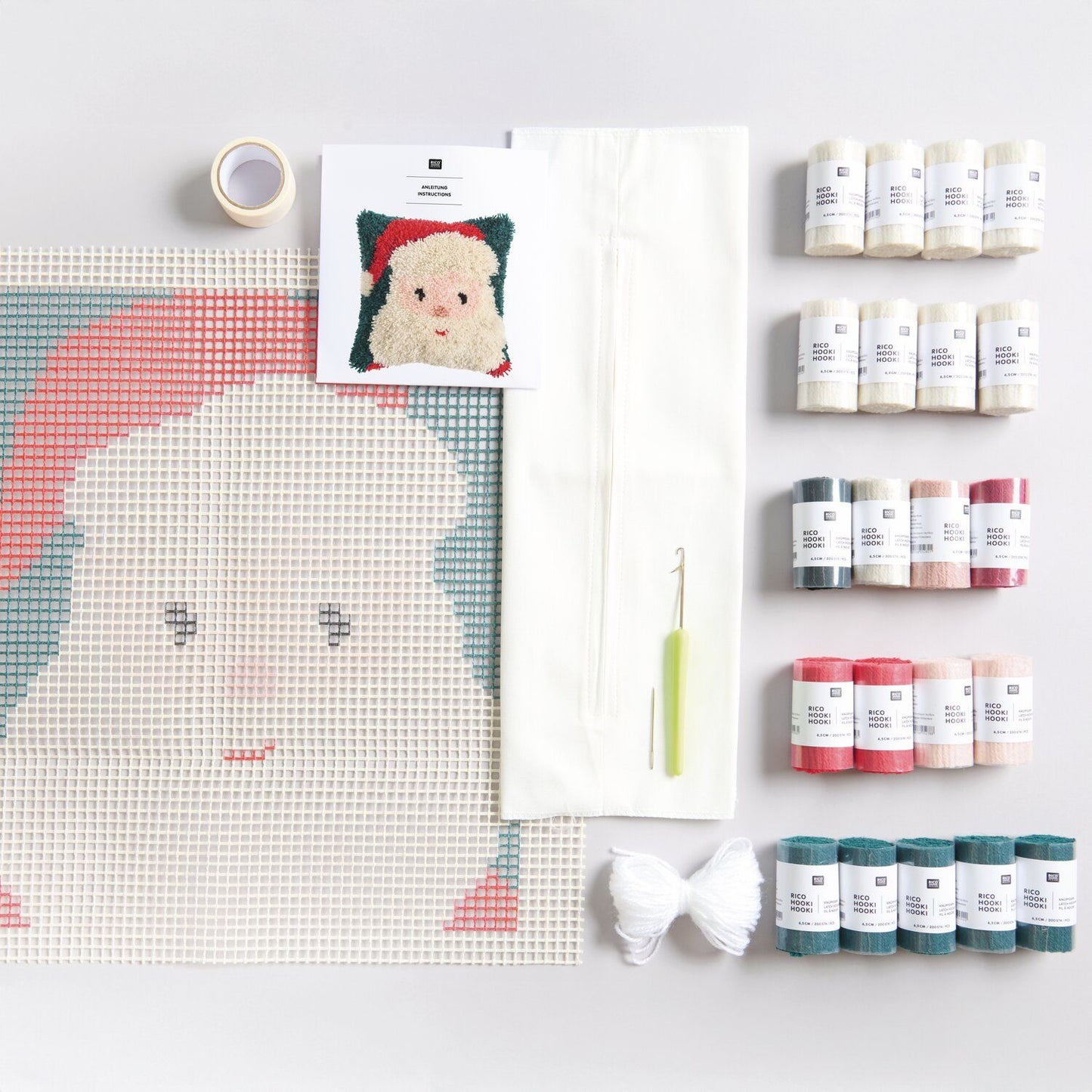 Knoop Pakket Hooki Hooki Kussen Santa