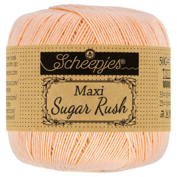 Scheepjes Sugar Rush - Pale Peach 523, 50 gram