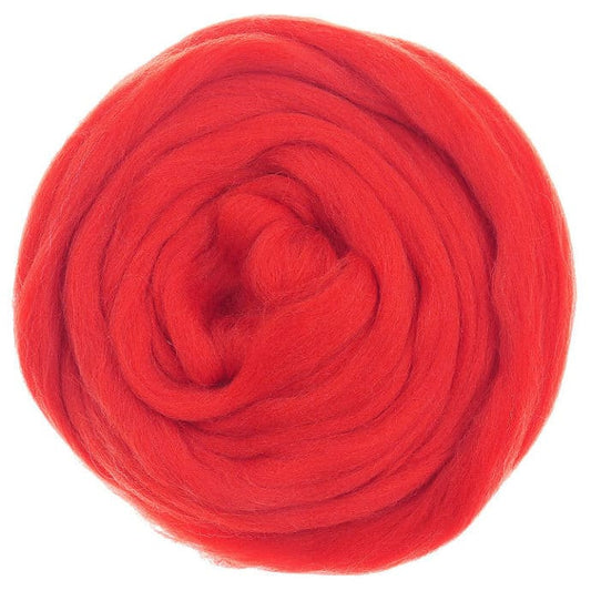 Europese Merino Lontwol - Rood 611