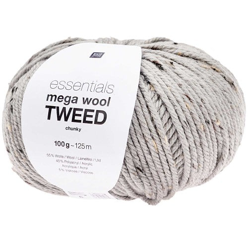 Mega Wool Chunky Tweed - Grey 004