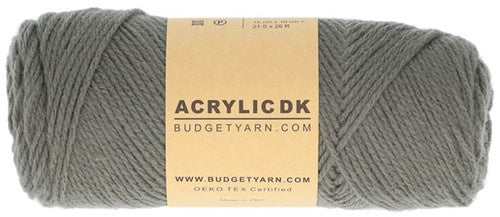 BudgetYarn Acrylic DK -  Graphite 098