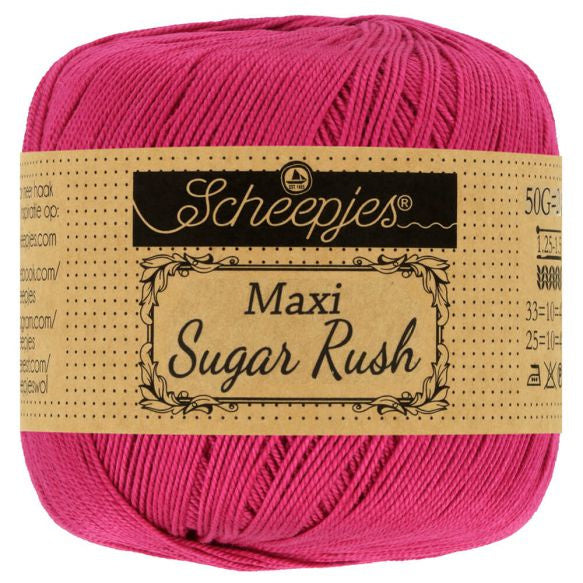 Scheepjes Sugar Rush - Cherry 413, 50 gram