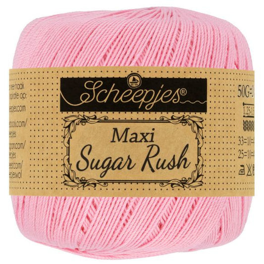 Scheepjes Sugar Rush - Pink 749, 50 gram