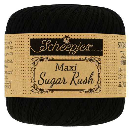 Scheepjes Sugar Rush - Black 110, 25 gram