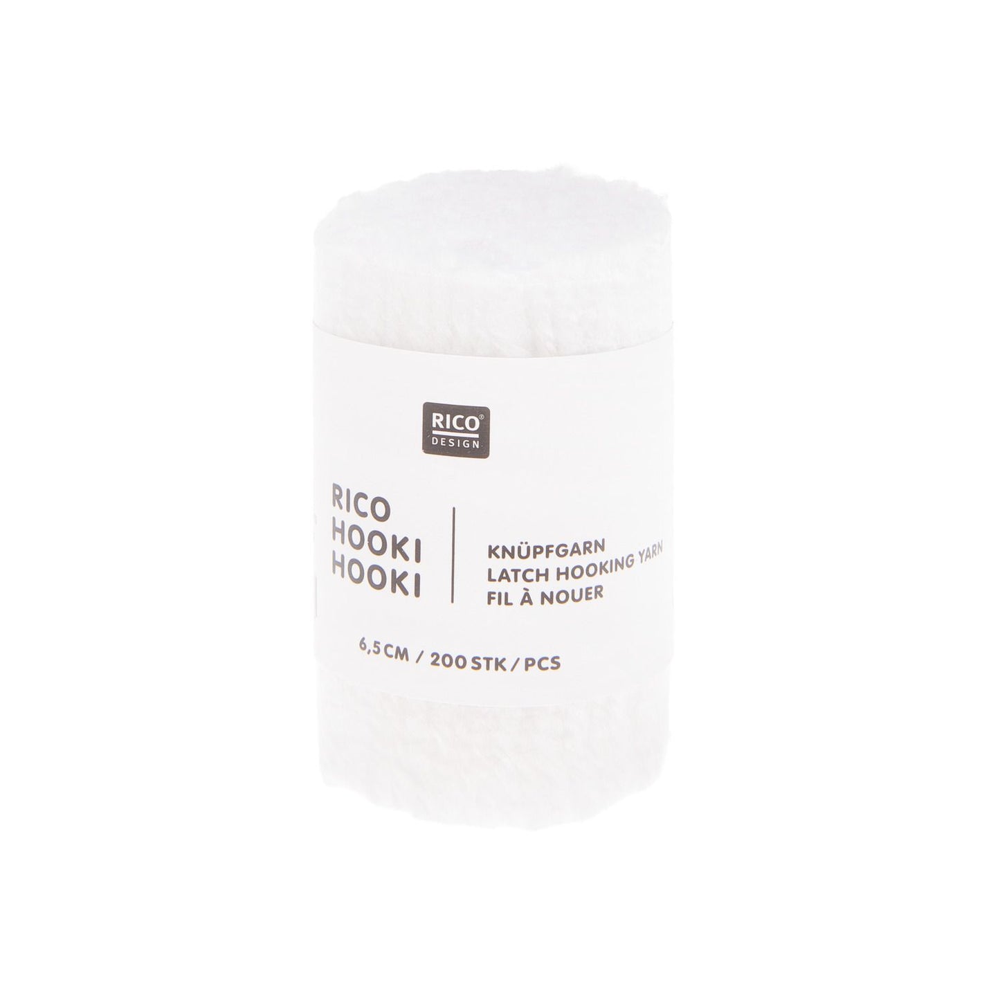 Knoopgaren Hooki Hooki 6,5cm - Wit