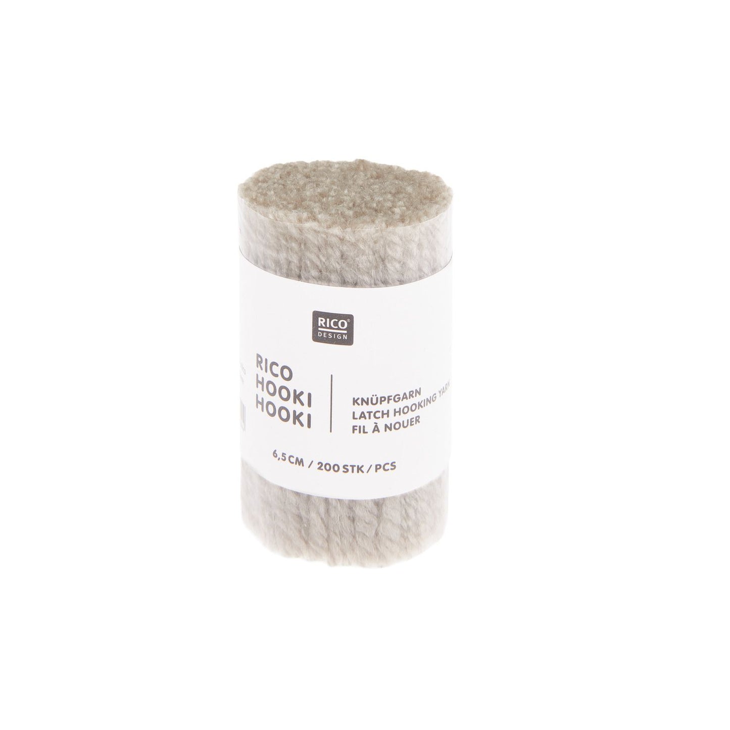 Knoopgaren Hooki Hooki 6,5cm - Parelgrijs