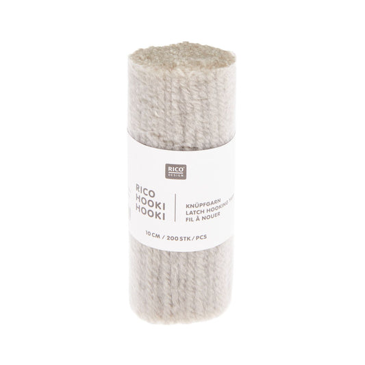 Knoopgaren Hooki Hooki 10cm - Parelgrijs