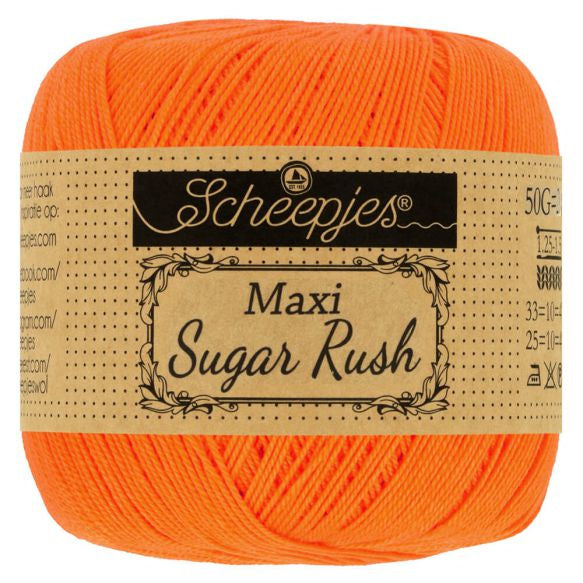 Scheepjes Sugar Rush - Tangerine 281, 50 gram