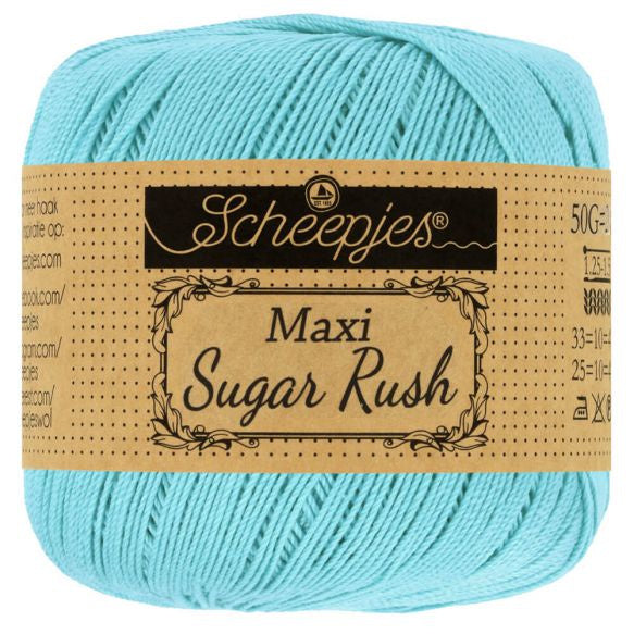 Scheepjes Sugar Rush - Cyan 397, 50 gram