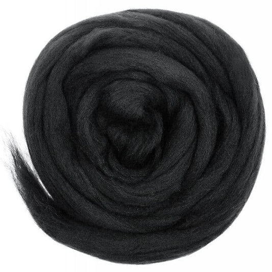 Europese Merino Lontwol - Charcoal Black 633