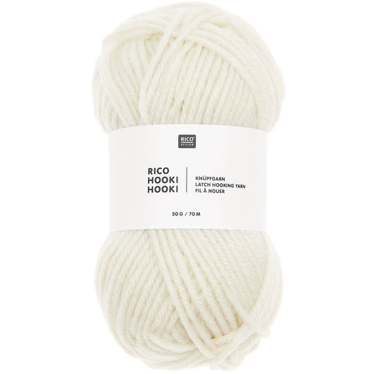 Knoop Garen Rico Hooki Hooki Off White 50g - 70m