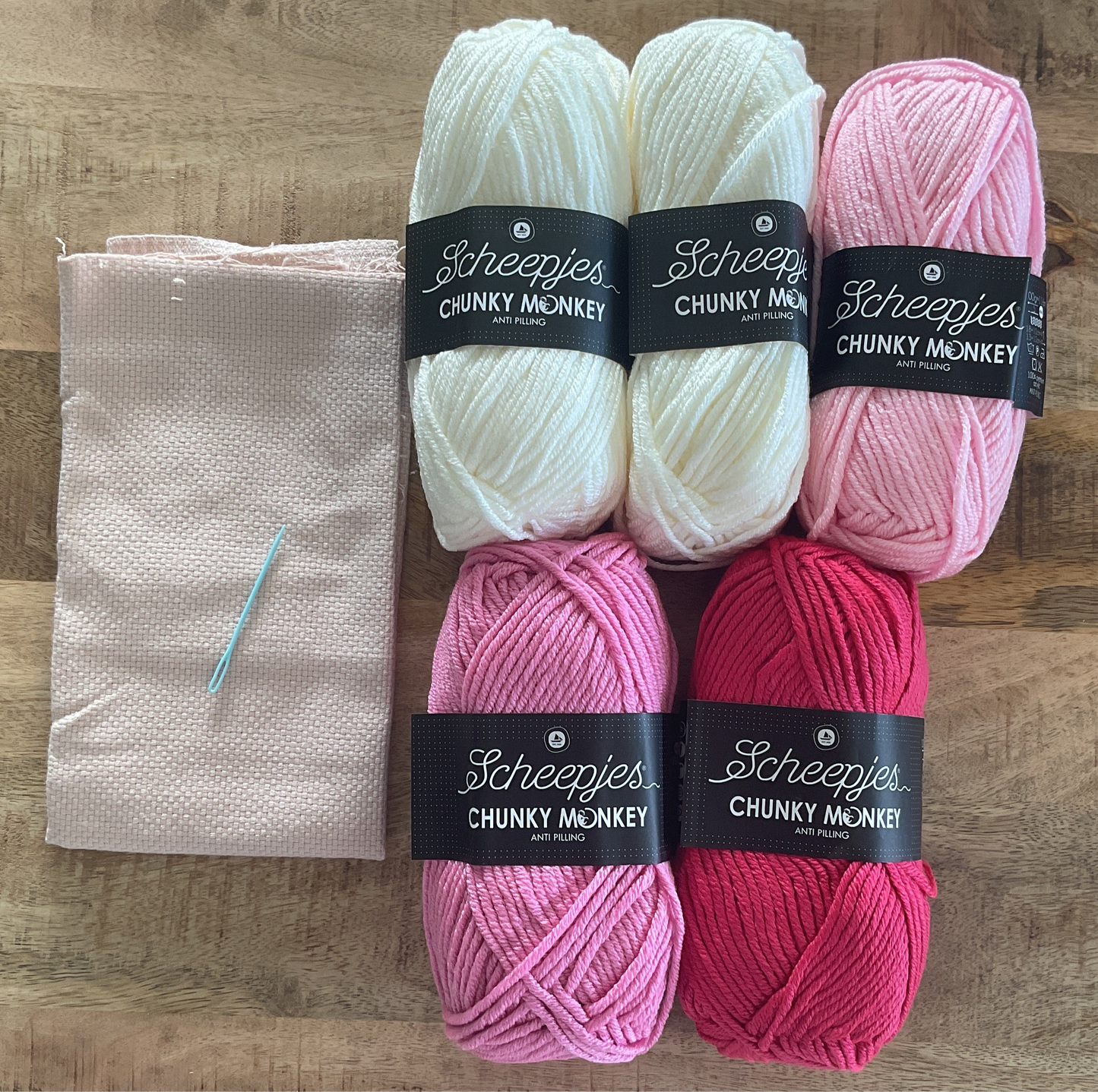 Punch Needle kussenhoes pakket Heart