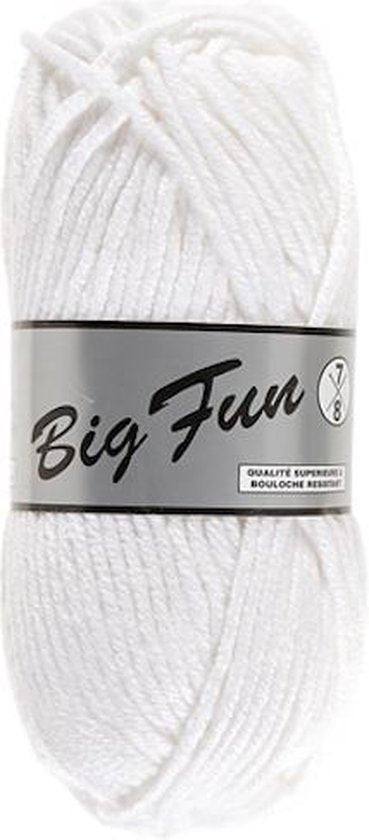 Lammy Yarns Big Fun - White 005