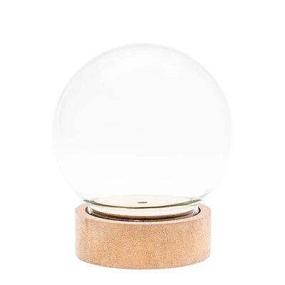 Glazen bol op voet met diameter van 13cm