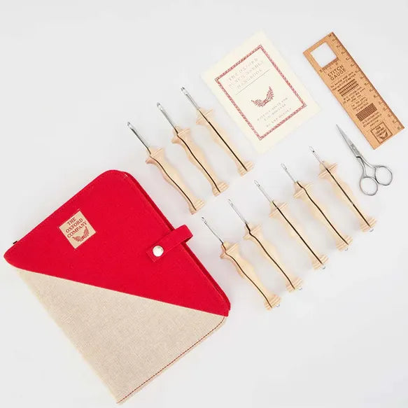 Oxford Punchnaald complete set Natural Wood