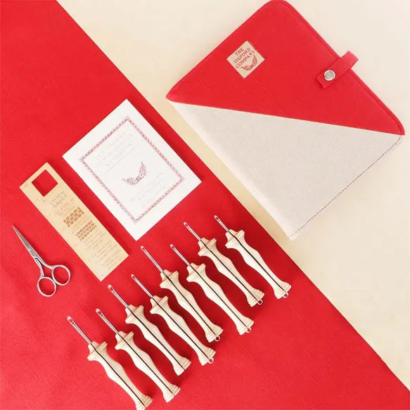 Oxford Punchnaald complete set Natural Wood