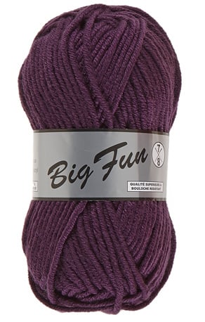 Lammy Yarns Big Fun - Donker Paars 064