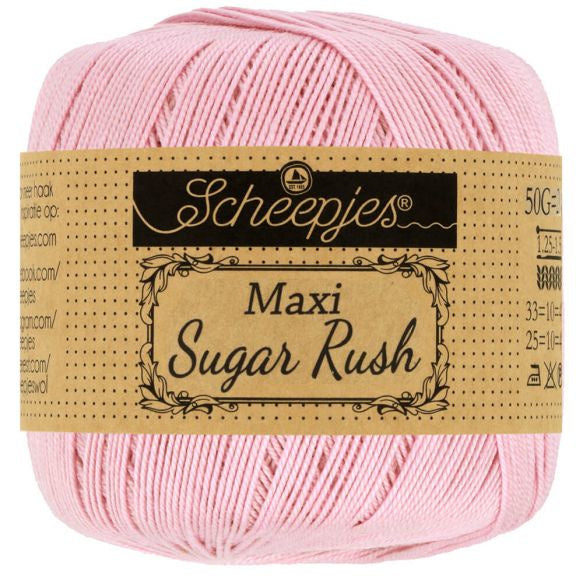 Scheepjes Sugar Rush - Icy Pink 246, 50 gram