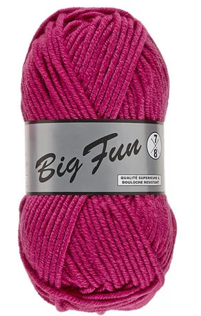 Lammy Yarns Big Fun - Roze 020