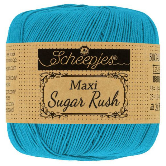 Scheepjes Sugar Rush - Vivid Blue 146, 50 gram