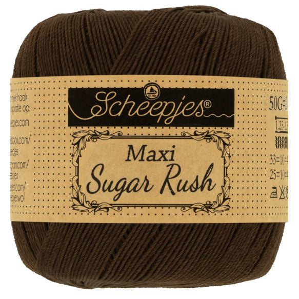 Scheepjes Sugar Rush - Black Coffee 162, 25 gram