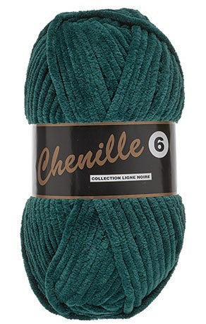 Lammy Yarns Chenille 6 - Forrest Green 072