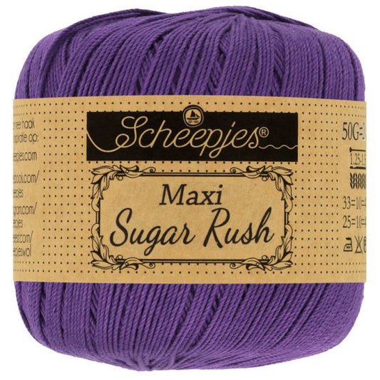 Scheepjes Sugar Rush - Deep Violet 521, 25 gram