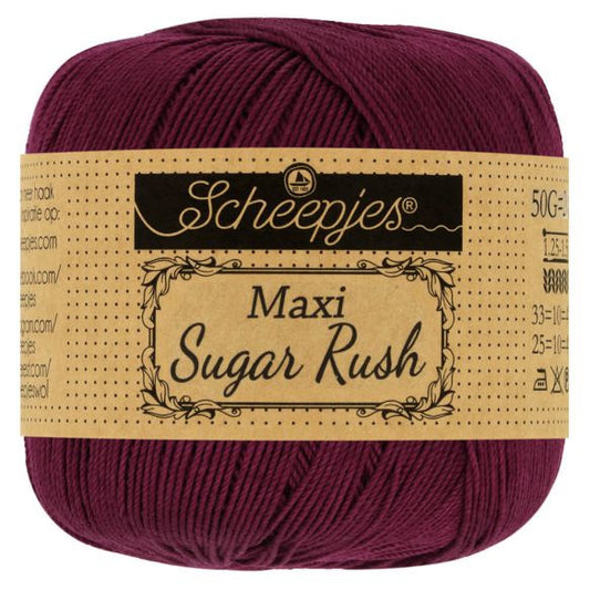 Scheepjes Sugar Rush - Bordeau 750, 50 gram